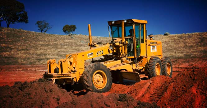 John Deere Road grader